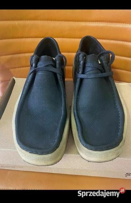 CLARKS półbuty Rozm 45 Skóra naturalna ZAMSZ JAK NOWE