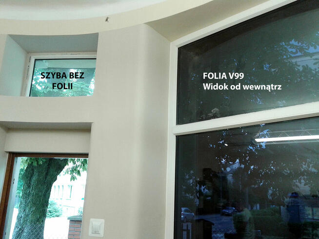 Folia okienna lustro weneckie Dzień i Noc