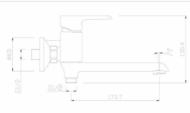 Bateria z ruchomą składaną wylewką WYSYŁKA GRATIS