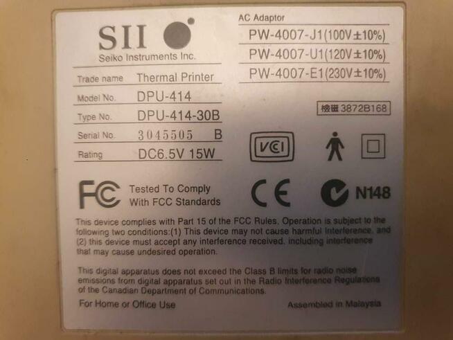 Autoklaw Tau Clave 3000 z drukarkąprzeglądzie serwisowym