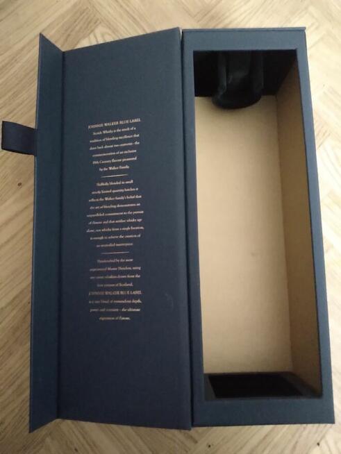 Opakowanie karton johnnie walker blue label