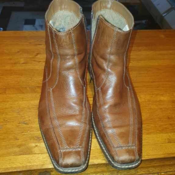 Buty zimowe męskie Venturini skorzane