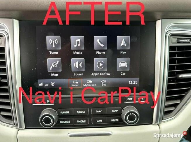 Porsche Cayenne Bezprzewodowy Apple CarPlay i Android Auto