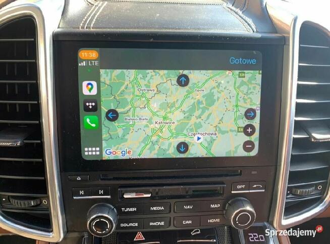 Porsche Cayenne Bezprzewodowy Apple CarPlay i Android Auto