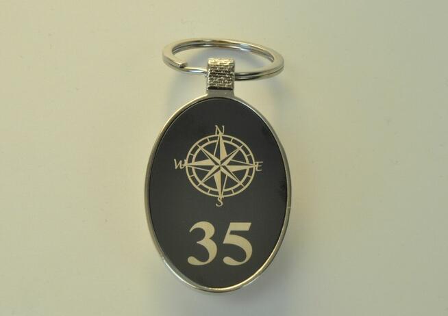 Brelok do kluczy z własnym logiem, grawerem do hotelu 10szt.