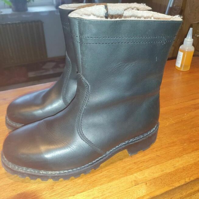 Buty meskie Baltes SOHLE WINTERBERG ze skóry naturalnej