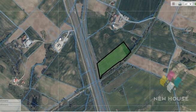Działka pod usługi, produkcje, składowanie, z mpzp