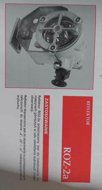 Reflektor Roz-2a Elektrometal Cieszyn - Górnicze lampy