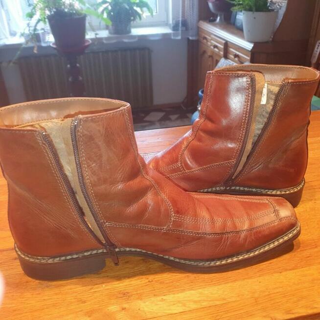 Buty zimowe męskie Venturini skorzane