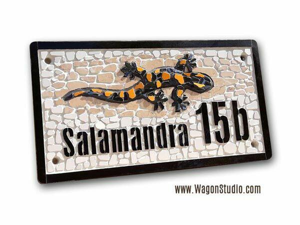 NUMER NA DOM Tabliczka adresowa ceramiczna NUMERY POSESJI