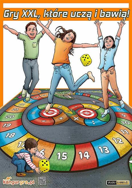GRA WĄŻ liczbowy XXL dla DZIECI do nauki matematyki