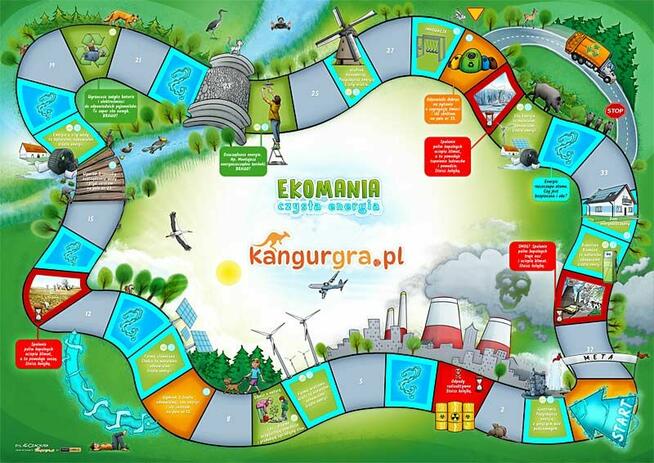 EKO GRA XXL dla DZIECI EKOMANIA czysta energia
