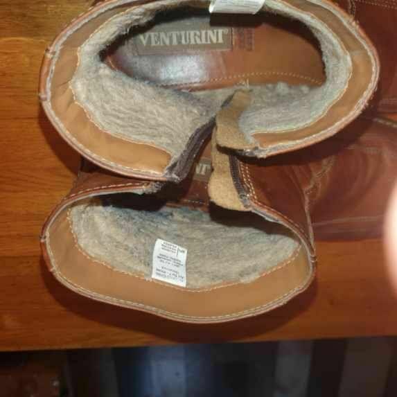 Buty zimowe męskie Venturini skorzane