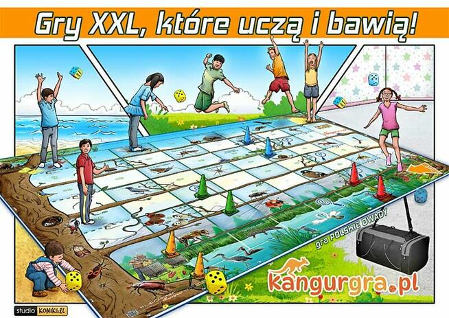 EKO GRA XXL dla DZIECI Polskie OWADY gatunki chronione