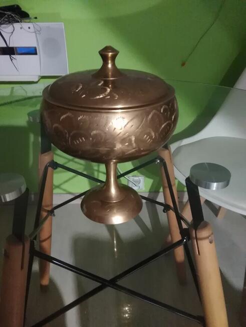 Sprzedam Cukiernice Mosiężną Na Nóżce Okazja Polecam