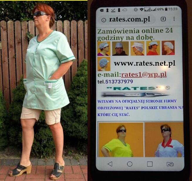 Odzież Medyczna firmy RATES zaopatrzenie Kamienna Góra