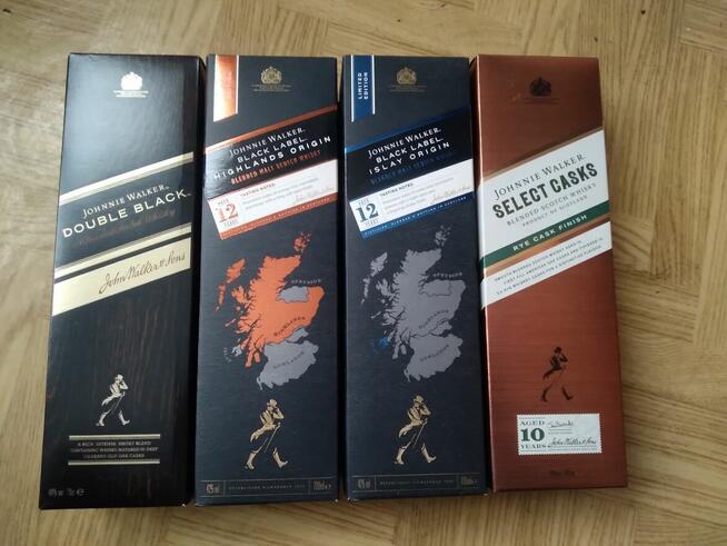 Opakowania kartony po whisky bourbon jim beam jack daniels