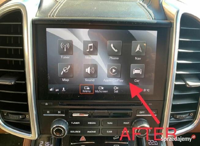 Porsche Cayenne Bezprzewodowy Apple CarPlay i Android Auto