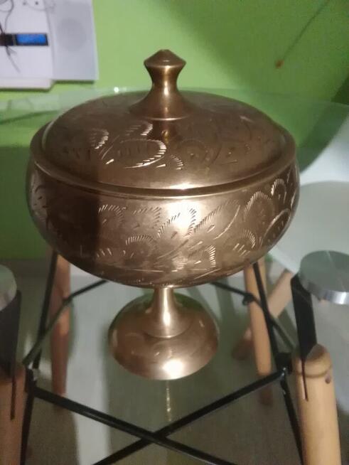 Sprzedam Cukiernice Mosiężną Na Nóżce Okazja Polecam