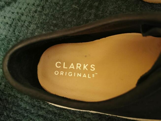 CLARKS półbuty Rozm 45 Skóra naturalna ZAMSZ JAK NOWE