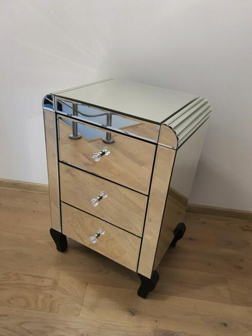 toaletka stoliki nocne lustro glamour lustrzane