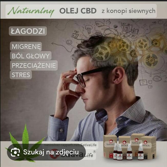 Produkty konopne Sativa Live z wyciągiem z CDB