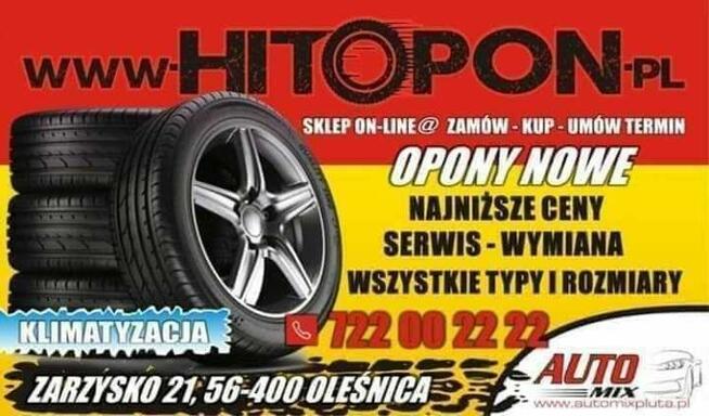 Opony Nowe letnie Zimowe r13 r14 r15 r16 R17 R18 r19 Części