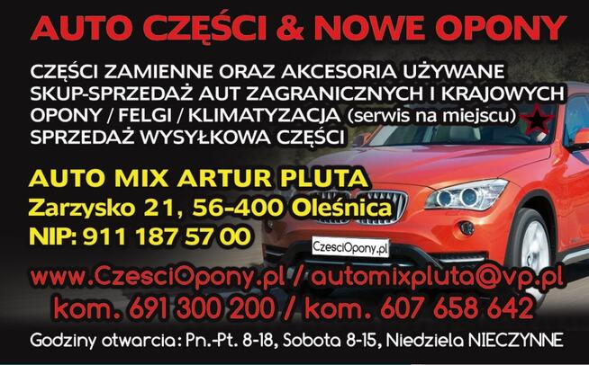 Opony Nowe letnie Zimowe r13 r14 r15 r16 R17 R18 r19 Części