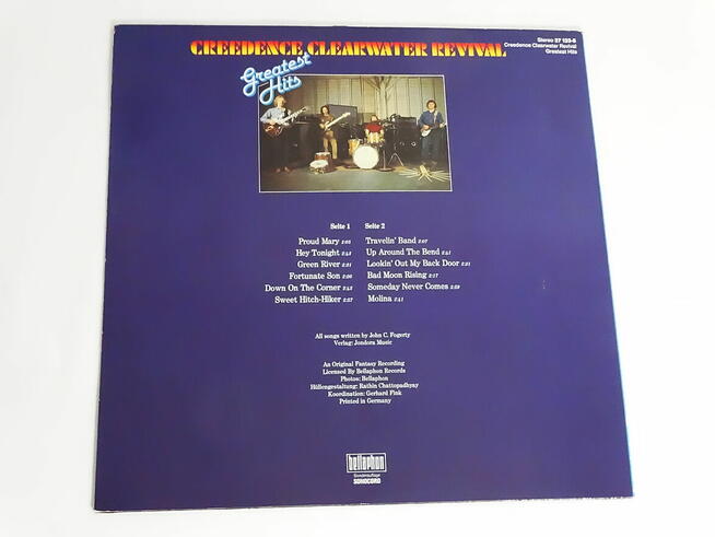 Creedence Clearwater Revival – Greatest Hits - Bellaphon –