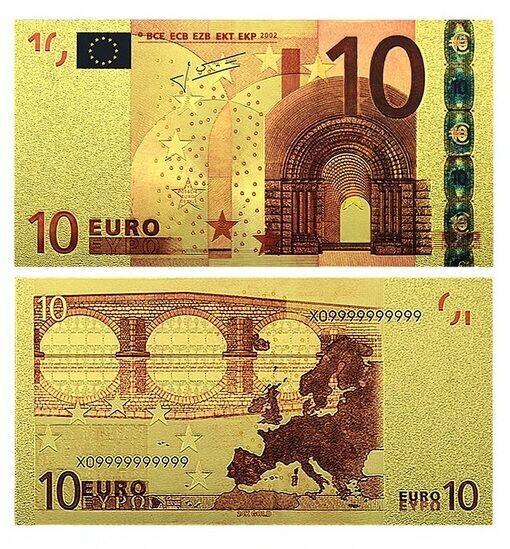 ZŁOTE Banknoty 24 Karat Dolar Euro Jan Paweł Chrobry Mieszko