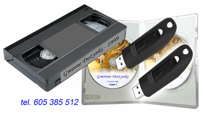 Przegrywanie kopiowanie kaset VHS na płyty DVD