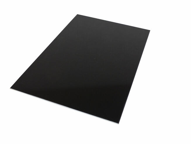 LAMINAT GRAWERSKI DO FREZOWANIA CZARNY - BIAŁY