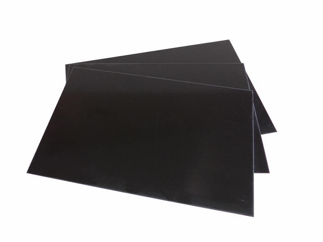 LAMINAT GRAWERSKI DO FREZOWANIA CZARNY - BIAŁY