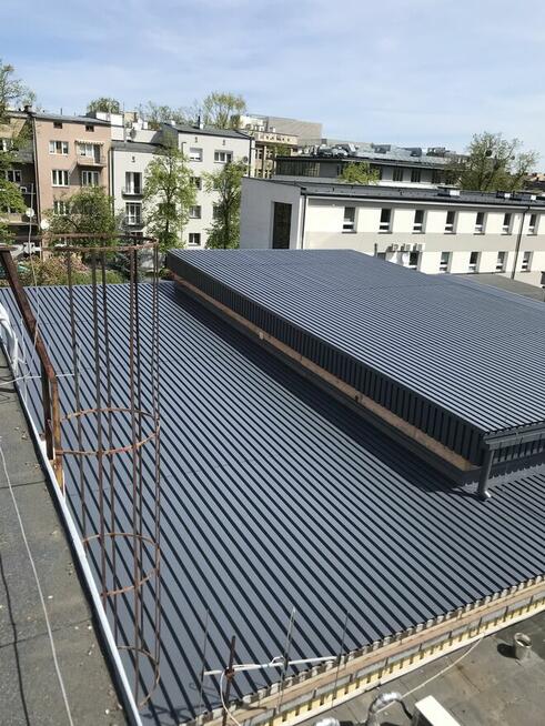 Malowanie dachów pokrytych dachówką, blachą, gontem.