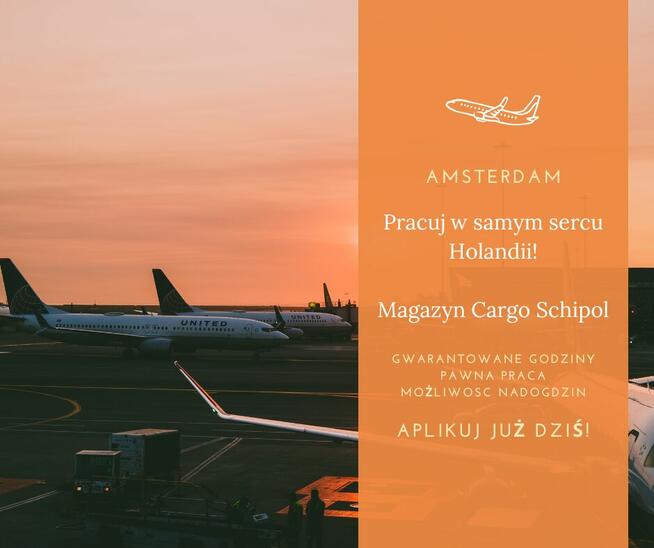Holandia | praca na lotnisku Amsterdam| rekrutacja trwa!!!