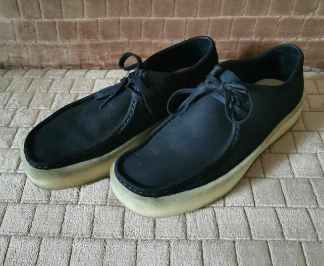 CLARKS półbuty Rozm 45 Skóra naturalna ZAMSZ JAK NOWE