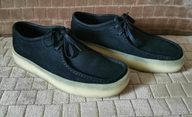 CLARKS półbuty Rozm 45 Skóra naturalna ZAMSZ JAK NOWE