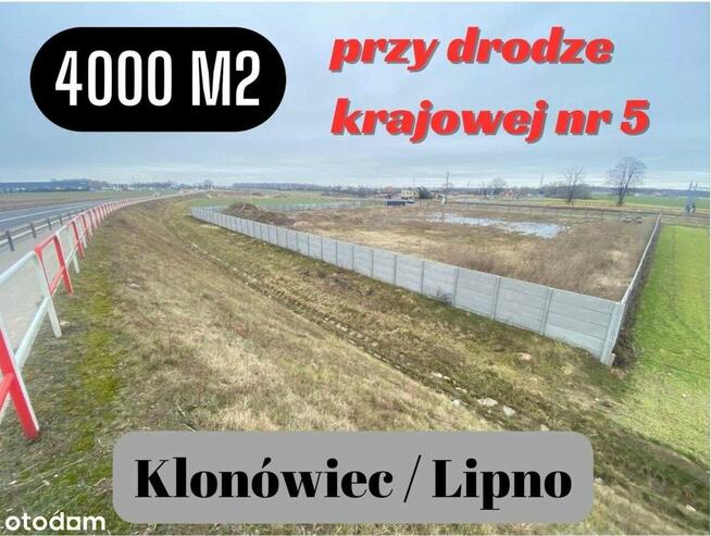 4tys m2 -- działka pod działalność - Klonówiec