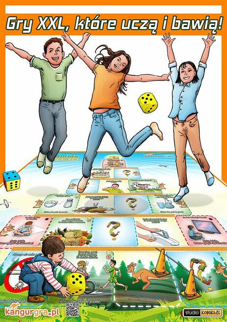 PIRAMIDA ZDROWIA GRA XXL dla DZIECI do nauki, zabawy