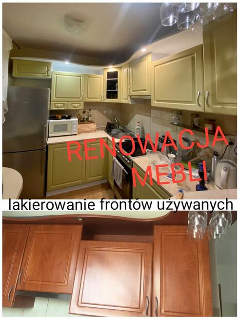 Lakierowanie frontów mebli Olsztyn