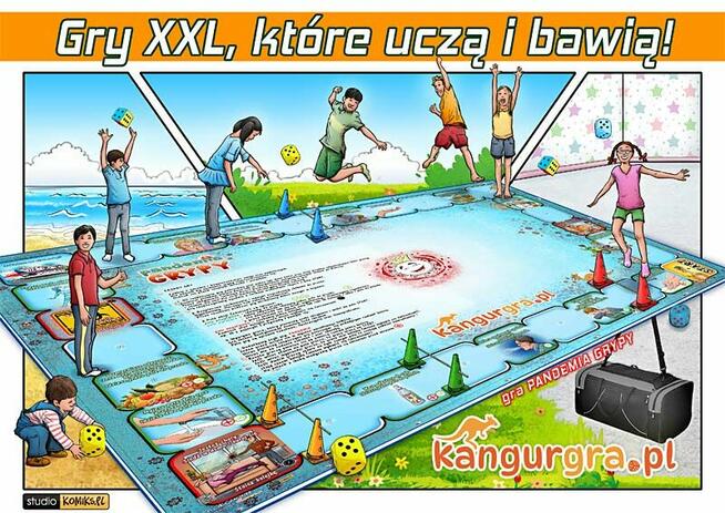 GRA XXL dla DZIECI PANDEMIA GRYPY