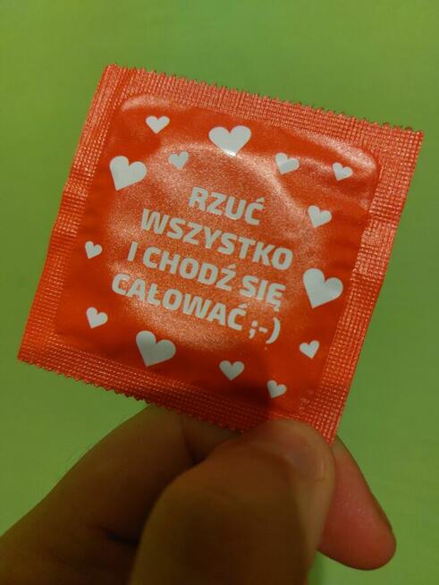 Prezerwatywa Rzuć wszystko i chodź się całować