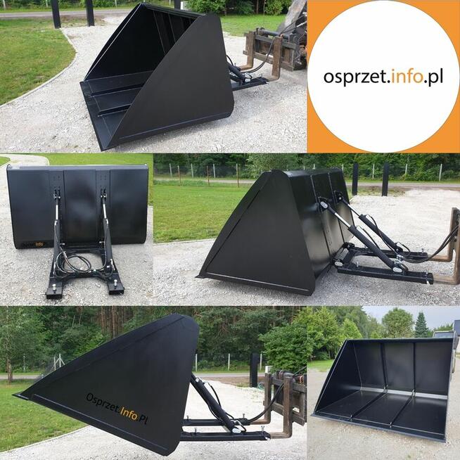 ŁYŻKA DO WÓZKA WIDŁOWEGO - POJEMNOŚCIOWA 1 do 2 m3