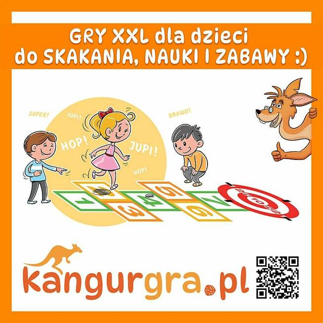 SUPER GRY XXL dla DZIECI - mega wielki format KangurGra.pl