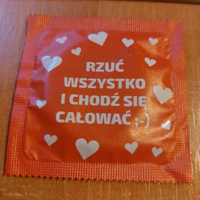 Prezerwatywa Rzuć wszystko i chodź się całować