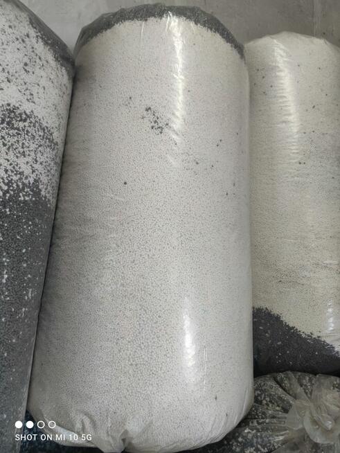 Regranulat styropianowy, granulat, styrobeton, do wypełnień