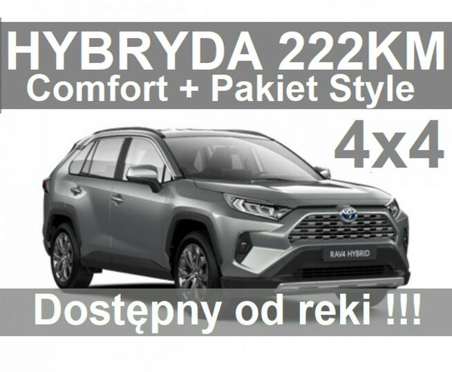 Toyota RAV-4 Hybryda 222KM 4x4 Comfort Pakiet Style  Dostępny od ręki ! 2135zł