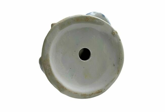 Figurka porcelanowa - dziewczynka z harfą i psem