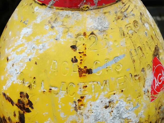 Butla stalowa na acetylen 40 litrów.