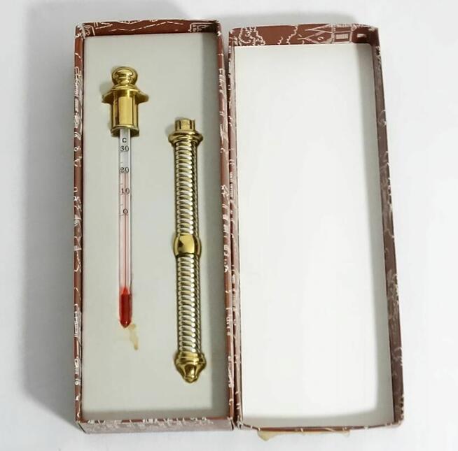 Ozdobny termometr do wina BI-METAL RM 1513
